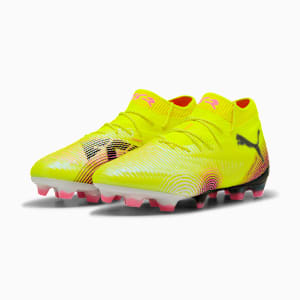 Chaussures de soccer à crampons pour terrain ferme FUTURE 8 ULTIMATE Homme, Yellow Alert-PUMA Black-Sun Struck, extralarge